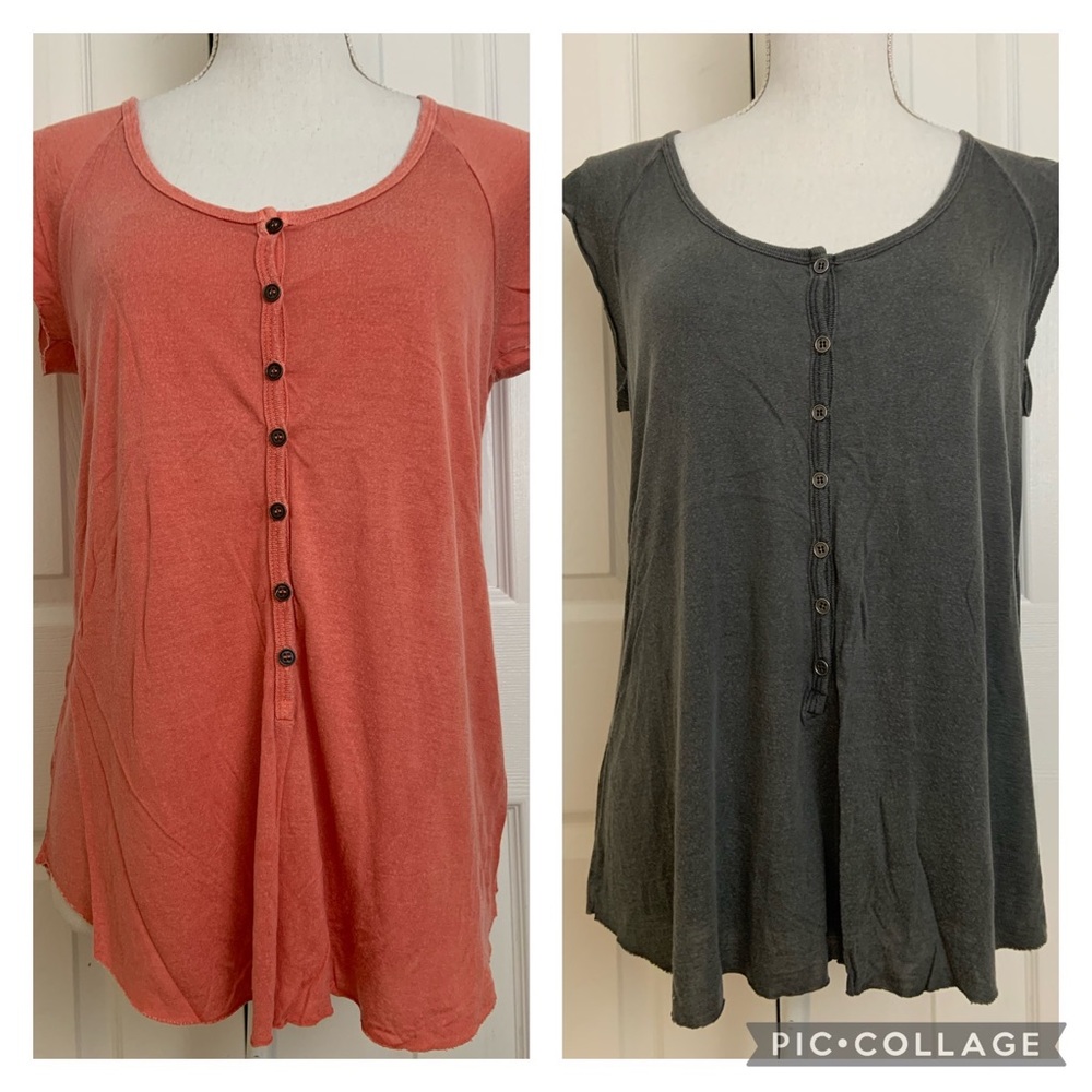 Bundle of 2 Truly Madly Deeply Button up Tees